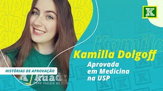 Kamilla Dolgof - aprovada medicina usp