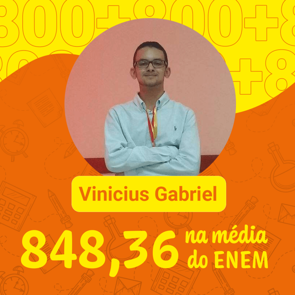 10. VINICIUS GABRIEL BARROS DOS SANTOS - 848,36