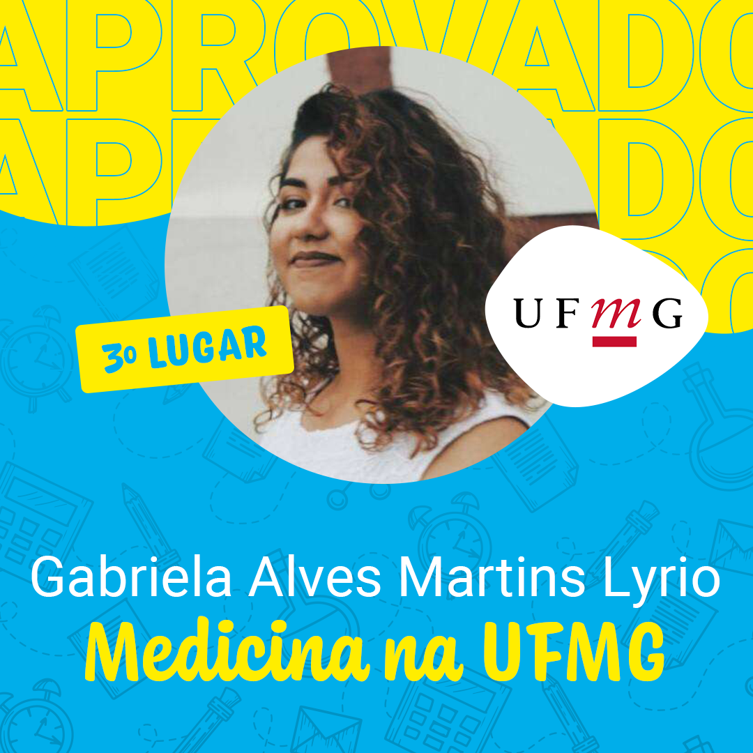 8. GABRIELA ALVES MARTINS LYRIO - UFMG - MES - 3 LUGAR