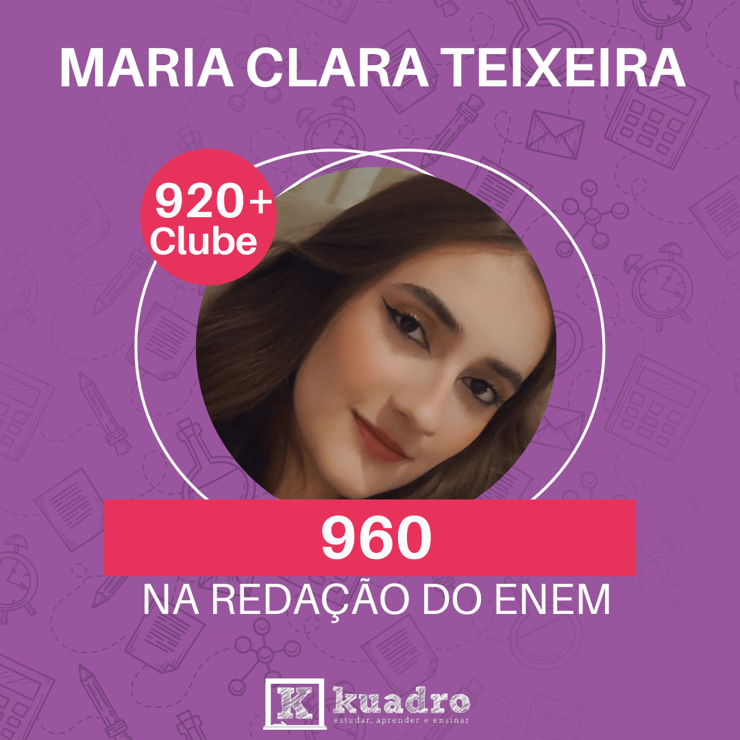 Maria Clara Teixeira. Redação 920